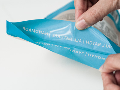 Food Packaging Mock-Up Zipper